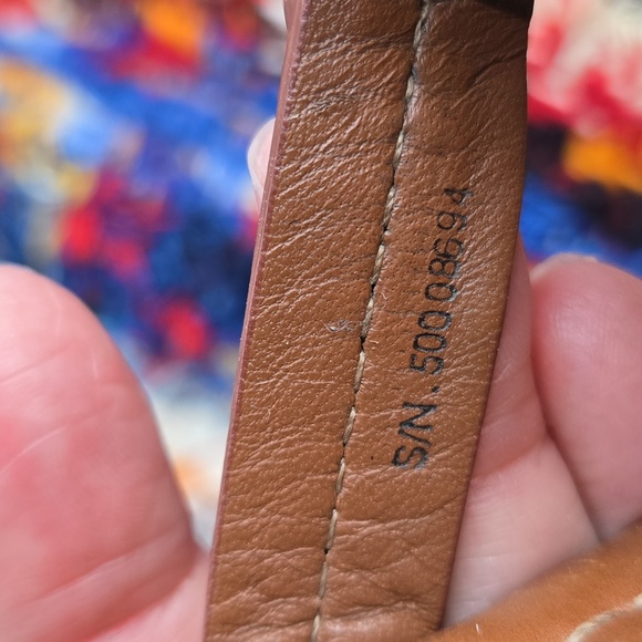 Tory Burch Cognac Brown Leather Miller Medallion Slip-on Flip Flop Sandal - Picture 15 of 17